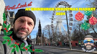 First look at the Edinburgh Christmas Market 2024 [upl. by Hill]