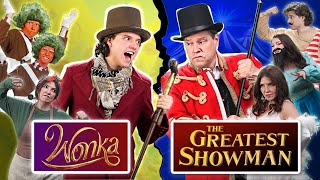 quotWonka vs Greatest Showmanquot Battle  Sharpe Family Singers 🎤🎵 [upl. by Casilde571]