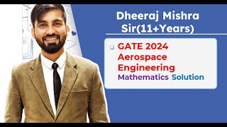 Function is not differentiable at turning pointsharp corner  GATE AE 2024 Solution  Dheeraj Sir [upl. by Kawai415]