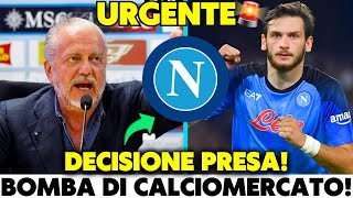 🚨NOTIZIE CALDE RINNOVA O SE NE VA NESSUNO SE LO ASPETTAVA NOTIZIE DEL NAPOLI DI OGGI [upl. by Etnuahc894]