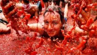 Spanish Tomato Festival  Tomatina [upl. by Ylicic324]