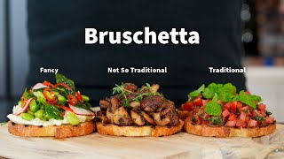 The 3 Best Bruschetta Recipes  Easy Easier amp Easiest [upl. by Notlit]