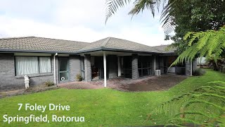 Open2view NZ  ID 558903  7 Foley Drive [upl. by Norrad]