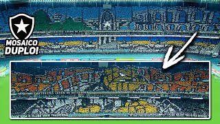 TORCIDA DO BOTAFOGO FEZ MAIS UM BELO MOSAICO DUPLO 🔥 Botafogo x São Paulo  Copa Libertadores [upl. by Haletky]