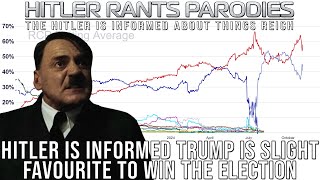 Hitler is informed Trump is slight favourite to win the election [upl. by Saber]