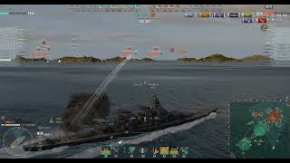 Wows  Mecklenburg  247k  our cv got solo warrior still first in the team [upl. by Atteynot]