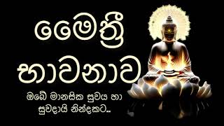 Maithree Bawanawa  මෛත්‍රී භාවනාව maithreebawanawa [upl. by Edelson]