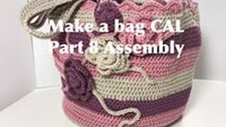 Ophelia Talks about Making a Crochet Bag Part 8 [upl. by Nalid]