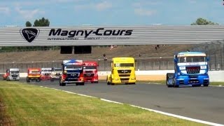 GP Camions MagnyCours 2012  Show course et animations [upl. by Toblat]