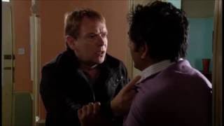 Ian Beale Punches Masood Ahmed EastEnders  02122010 [upl. by Aneres]