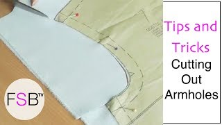 Tips for Cutting Out Armholes [upl. by Nohsar]