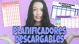 PLANIFICADORES DESCARGABLES 🗂️GRATIS 2021 Selene León🦁 [upl. by Vilberg]