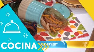 Recetas de cocina Churros saludables en la “Air Fryer”  Un Nuevo Día  Telemundo [upl. by Pavel]