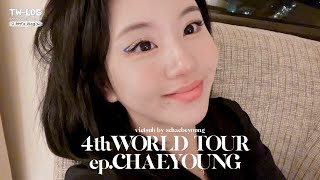 VIETSUB TWLOG  4th WORLD TOUR Ⅲ epCHAEYOUNG [upl. by Suoirtemed]