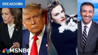 Trump panics Harris nabs Taylor Swift backing as she blasts MAGA lies amp chaos Melber report [upl. by Monjo]