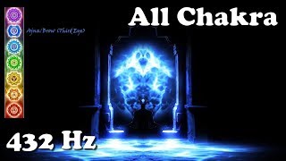 CHAKRA 432 Hz  Ultimate All Chakra Tuning Balancing 15 minute daily [upl. by Emmuela]