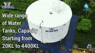 Winfra Zincalume Water Storage Tank JJM Assam [upl. by Ahsiuqal]