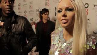 Kerli NOH8 4th Anniversary Party Red Carpet [upl. by Rennob256]