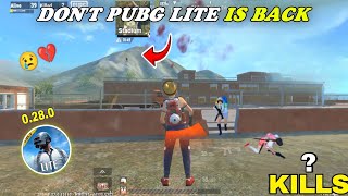 😢💔 DONT PUBG LITE IS BACK  PUBG LITE NEW UPDATE COMING  PUBG MOBILE LITE  GURuXLite [upl. by Etz49]