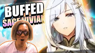 BUFFED SYLVAN SAGE VIVIAN DEBUT  EPIC SEVEN [upl. by Delbert]