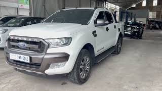 Ford Ranger Wildtrak ឆ្នាំ2017 ☎️012555537 ☎️010222247khcars cambodiacars [upl. by Ariaec]