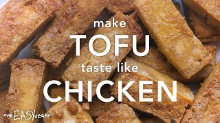 How to make Tofu look and taste like Chicken [upl. by Knick]