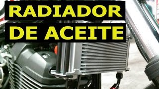 Radiador de aceite en una moto ¿Para que sirve [upl. by Corrie]