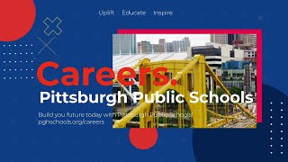 Were Hiring Here Build Your Future with Pittsburgh Public Schools [upl. by Moynahan]