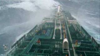 Tanker in big storm [upl. by Oel]