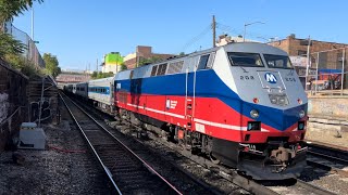 MTA Metro North RailRoad Harlem Danbury and New Haven Line AM Rush Hour Trains  Tremont [upl. by Raymonds253]