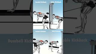 👇 Killer Triceps Kickback Variations 🔹 [upl. by Llenrag740]