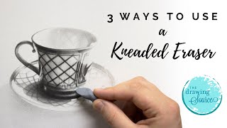 3 Effective Ways to Use a Kneaded Eraser for Realistic Drawing [upl. by Colner621]