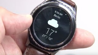 IFA 2015  découvrez létonnante montre Gear S2 de Samsung [upl. by Acimahs]