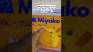 Miyako Blender 3 In 1 BL 152 GF  BL152 GF  BL152GF Garansi Resmi baru [upl. by Ziwot]