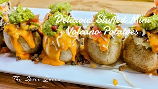 Game Day Appetizer  Irresistible Mini Stuffed Volcano Potatoes To Tantalize Your Taste Buds [upl. by Felisha]