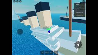 what it looked like when the titanic hit an iceberg roblox Edition￼ [upl. by Sessylu]