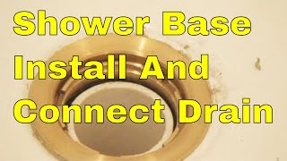 How To Connect A Shower Drain [upl. by Ahsaten]