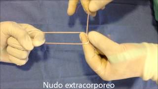 tutorial de nudos extracorporeos para cirugìa laparoscópica [upl. by Lubow]