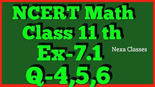 Class 11thEx71Q 456 Permutations and Combinations  Maths CBSE NCERT [upl. by Neik]