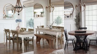 Modern Farmhouse Home Dining Room Makeover [upl. by Okoyik882]