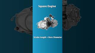 Square vs Undersquare vs Oversquare engine shortsvideo shorts automobile [upl. by Aimaj]