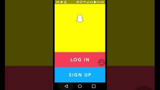 How to log\sign into snapchat [upl. by Pisano]