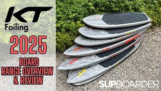 KT Foiling 2025 Foil Board Range Overview  Review – Downwind Foil and Wing Foil [upl. by Leiuqeze]