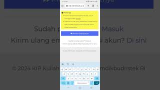 CARA DAFTAR AKUN KIP KULIAH 2024 Lihat No Pendaftaran Kode Login KIP K [upl. by Annodam230]