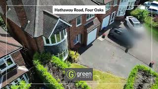 Hathaway Road Four Oaks B75 5JB Property for sale Estate Agent Virtual Tour available Drone [upl. by Joseph]