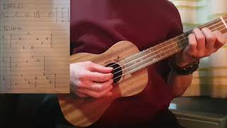 Divinity Original Sin 2 Rivellon  Ukulele Cover  with TABS [upl. by Venice]