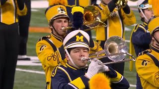 Michigan Iowas band plays the national anthem ahead of Big 10 Championship  CFB on FOX [upl. by Yrroc]