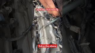 Ignition Coil testing automobile ignition coil spark sparktest [upl. by Attennaej990]