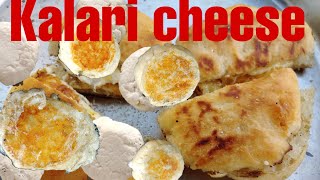 Kalari  cheese  Kaladi kulcha  jammu special dish how to make and cook kalari mozzarella cheese [upl. by Atteuqaj]