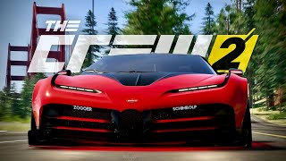 NEW YORK to SAN FRANCISCO cu BUGATTI CENTODIECI  The Crew 2 [upl. by Aneerb]